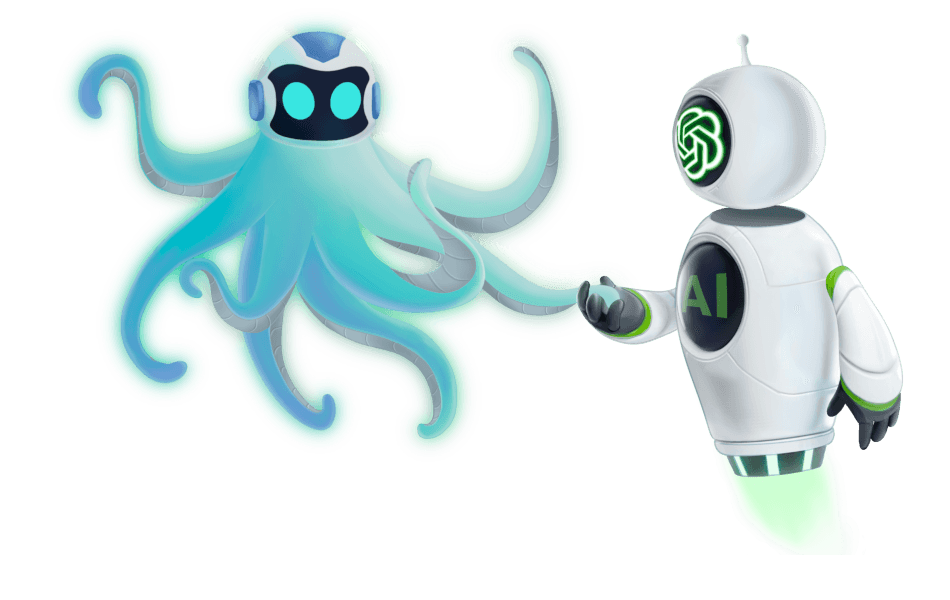 OctoBot collaborating with ChatGPT