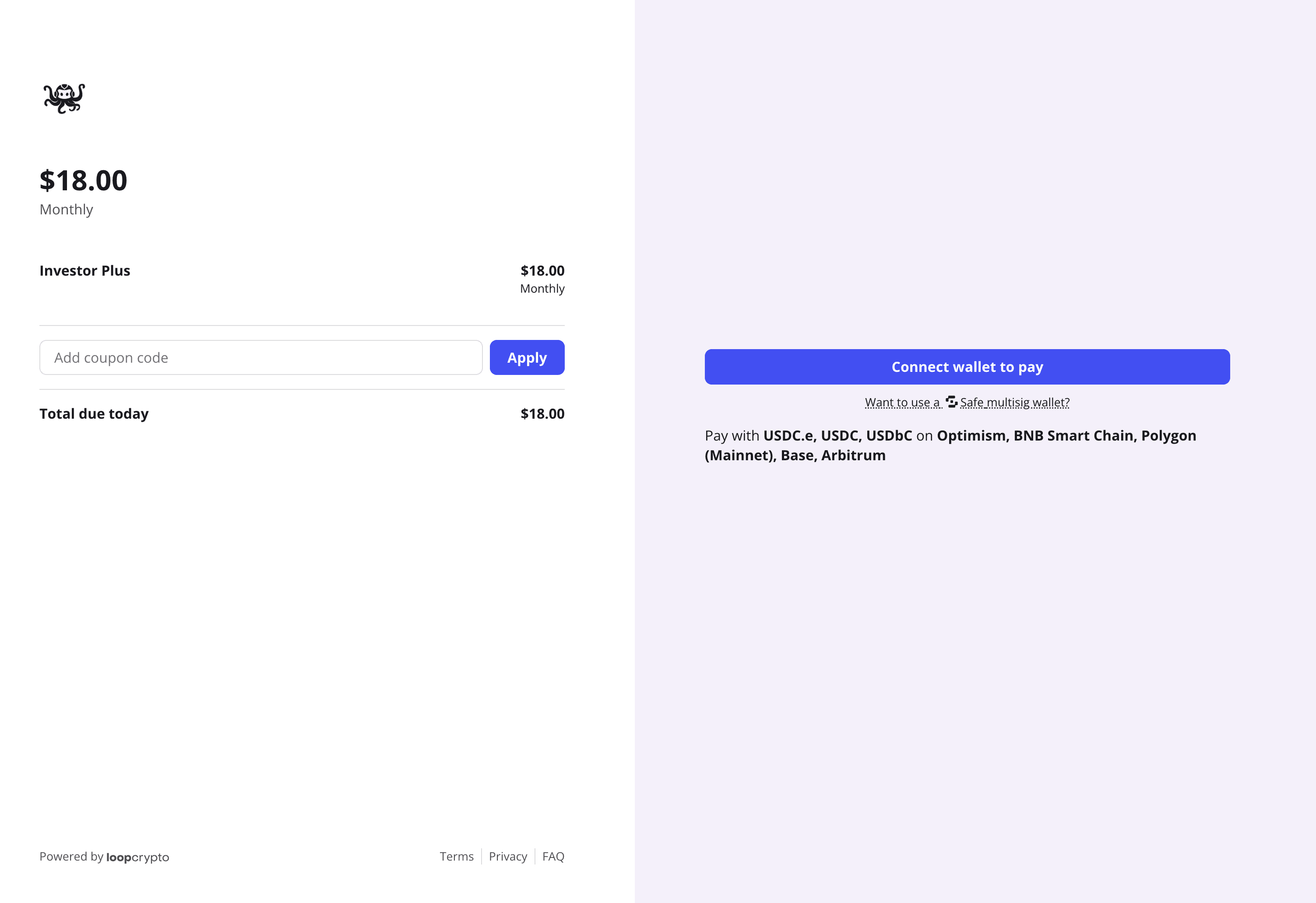 connect your crypto wallet