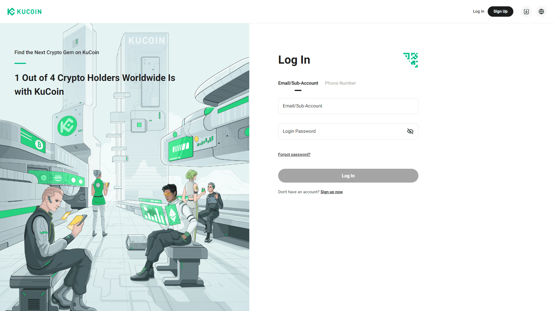 kucoin account login
