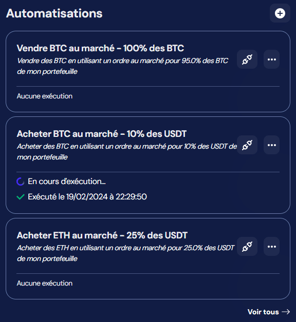 octobot plusieurs automatisations tradingview