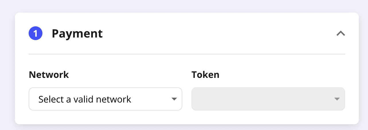 choose a blockchain and a token
