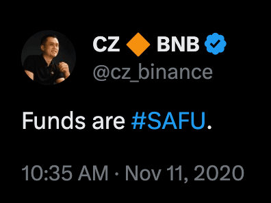 Understanding the SAFU meaning
